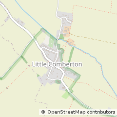 Map of Pershore, Worcestershire