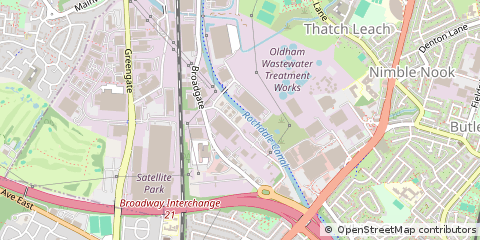 Map of Oldham