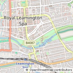 Map of Leamington SPA, Warwickshire