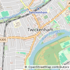 Map of Twickenham