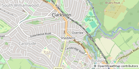 Map of Glasgow