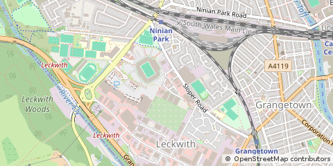Map of Cardiff