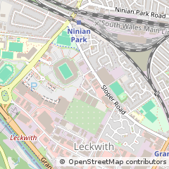 Map of Cardiff