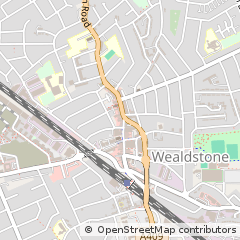 Map of Harrow, Middlesex