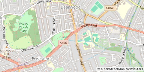 Map of Birmingham