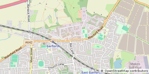 Map of Leeds, West Yorkshire