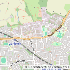 Map of Leeds, West Yorkshire