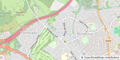 Map of Cardiff