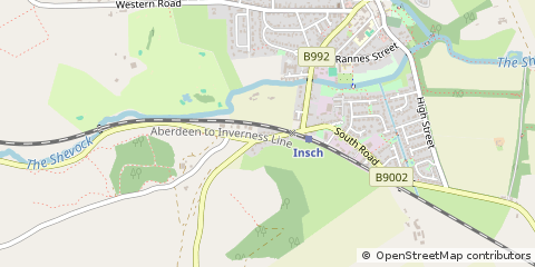 Map of Aberdeenshire