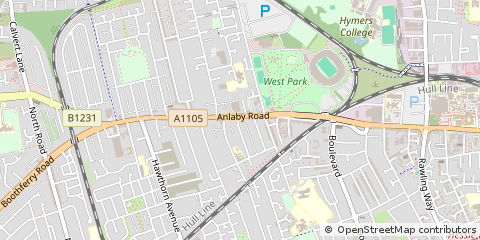 Map of Hull