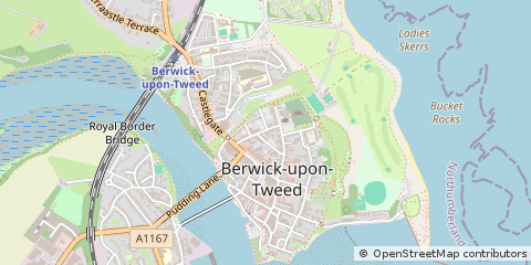 Map of Berwick-Upon-Tweed