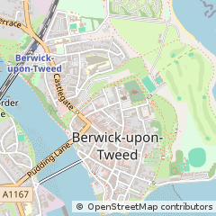 Map of Berwick-Upon-Tweed