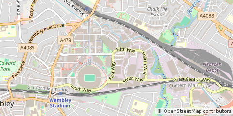 Map of Wembley