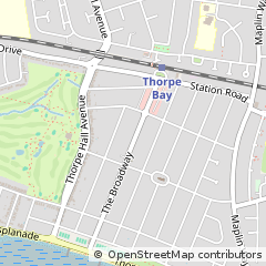 Map of Thorpe BAY, Essex