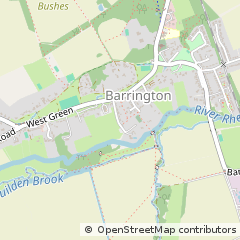 Map of Barrington, Cambridgeshire