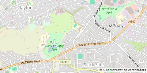 Map of Bradford