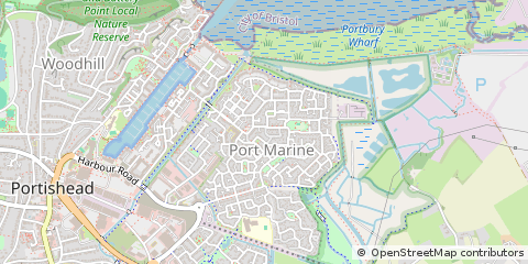 Map of Portishead, Bristol