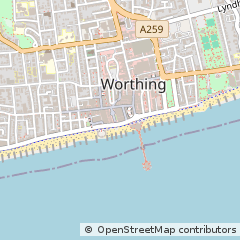 Map of Worthing