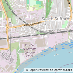 Map of Grays, Essex
