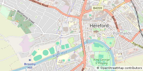 Map of Hereford