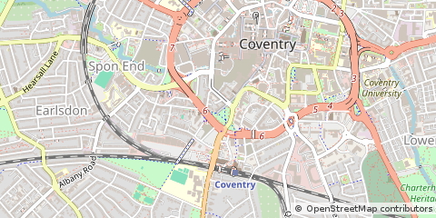 Map of Coventry