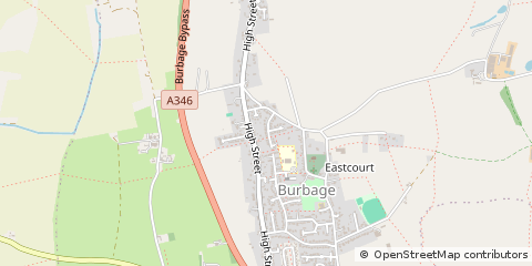Map of Marlborough, Wiltshire