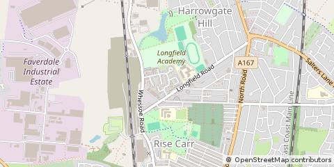 Map of Darlington