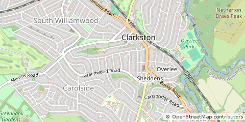 Map of Glasgow