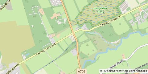 Map of Bathgate, West Lothian