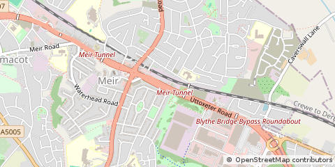 Map of Stoke-on-Trent