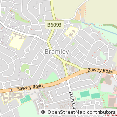 Map of Rotherham