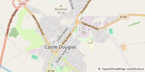 Map of Castle Douglas