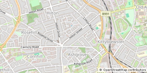 Map of Aberdeen