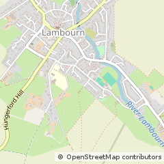 Map of Hungerford, Berkshire