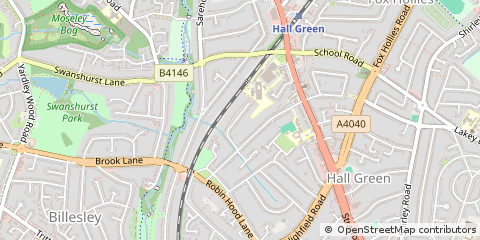 Map of Birmingham