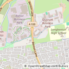 Map of Newcastle Upon Tyne, Tyne & Wear