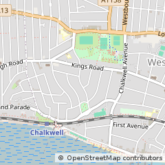 Map of Westcliff-on-SEA, Essex