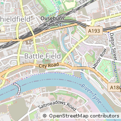 Map of Newcastle Upon Tyne