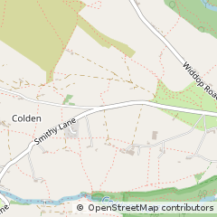Map of Hebden Bridge, Yorkshire