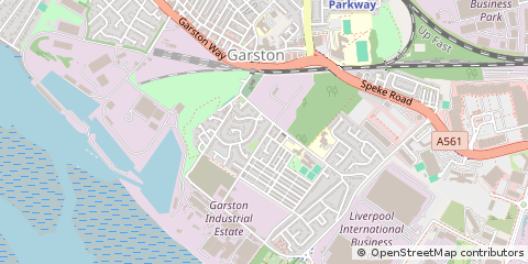 Map of Liverpool, Merseyside