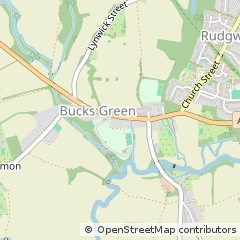 Map of Horsham, West Sussex