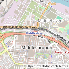 Map of Middlesbrough