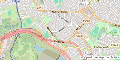 Map of Wallasey