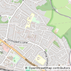 Map of Amersham, Buckinghamshire