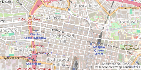 Map of Glasgow