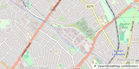 Map of Sutton