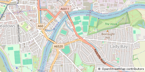 Map of Nottingham