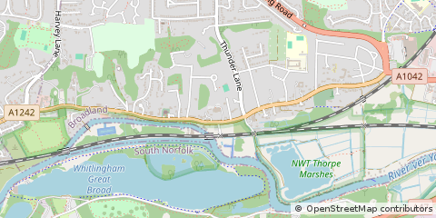 Map of Norwich