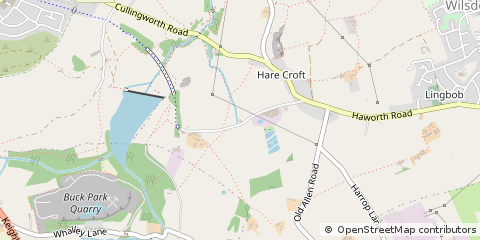 Map of Bradford, West Yorkshire