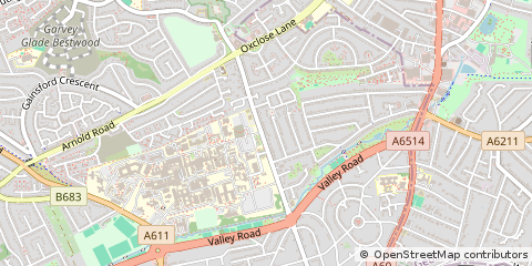 Map of Nottingham